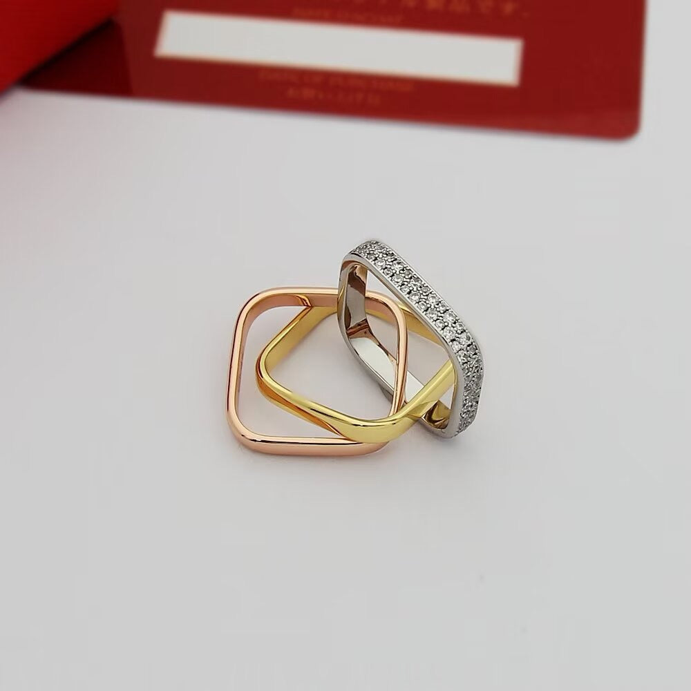 [Cadisa] TRINITY 3.5MM CUSHION RING COLLECTION