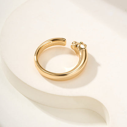 [Cadisa] PANTHERE NO DIAMOND SMALL RING