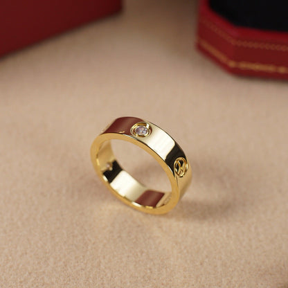 [Cadisa] LOVE 5.5MM 3 DIAMOND RING