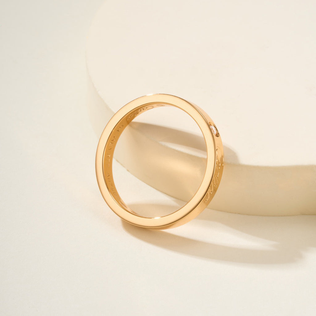 [Cadisa] LOVE RING 4MM 1 DIAMOND