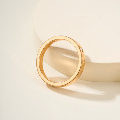 [Cadisa] LOVE RING 4MM 1 DIAMOND