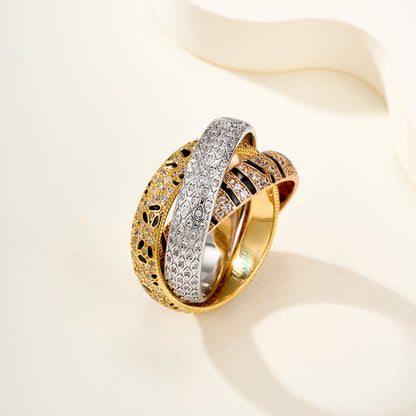 [Cadisa] TRINITY  RING LEOPARD PRINT