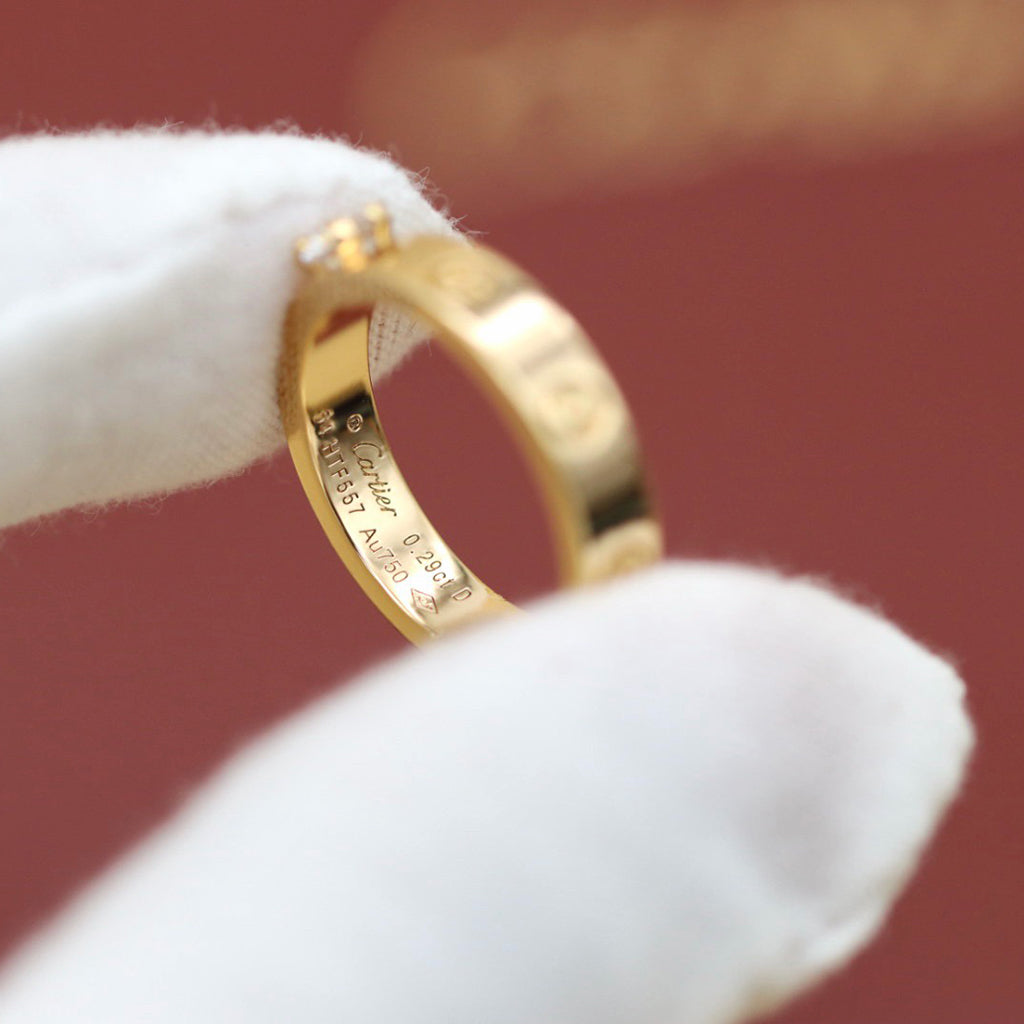 [Cadisa] LOVE RING 3.6MM 1 BIG DIAMOND