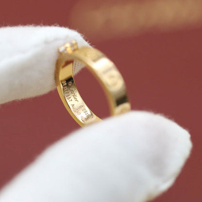 [Cadisa] LOVE RING 3.6MM 1 BIG DIAMOND