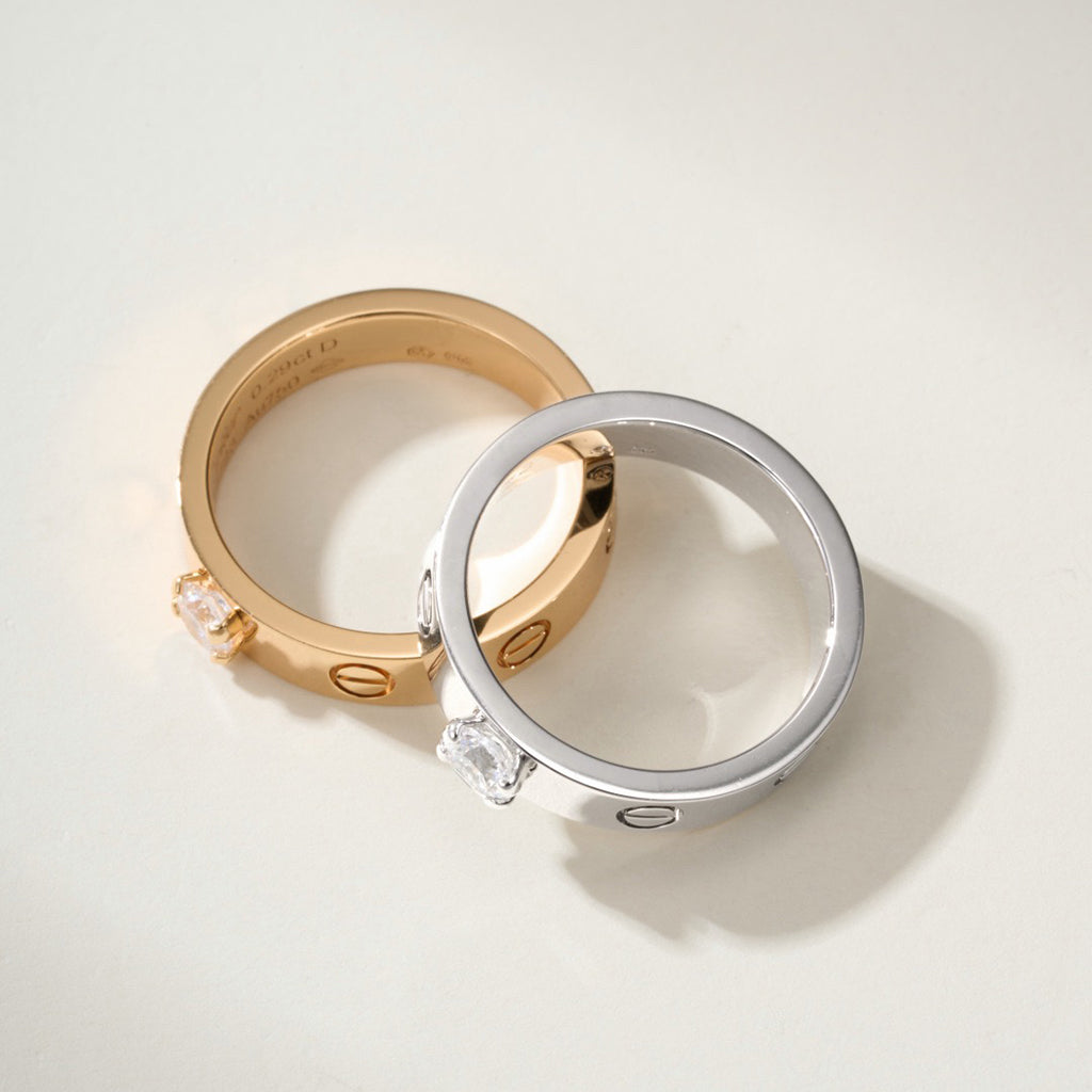 [Cadisa] LOVE RING 3.6MM 1 BIG DIAMOND