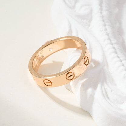 [Cadisa] LOVE RING 3.6MM 1 BIG DIAMOND