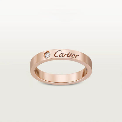 [Cadisa] LOVE RING 4MM 1 DIAMOND