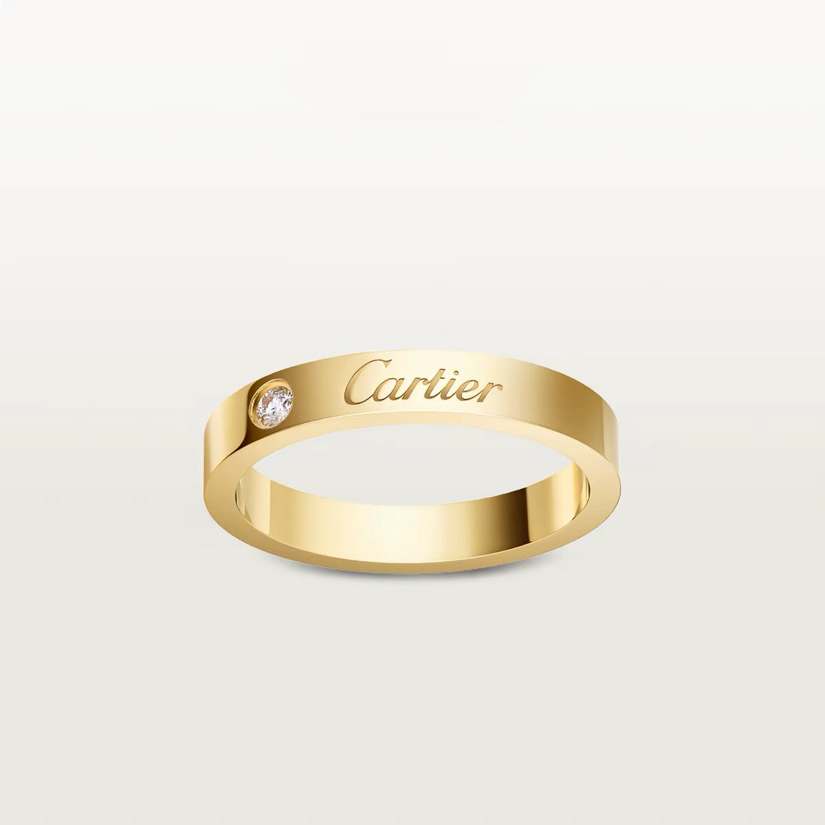 [Cadisa] LOVE RING 4MM 1 DIAMOND