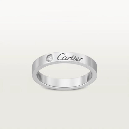 [Cadisa] LOVE RING 4MM 1 DIAMOND