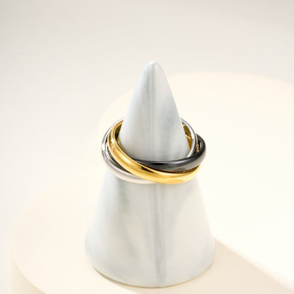 [Cadisa] TRINITY 3.2MM RING BLACK CERAMIC