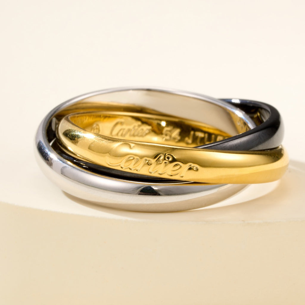 [Cadisa] TRINITY 3.2MM RING BLACK CERAMIC