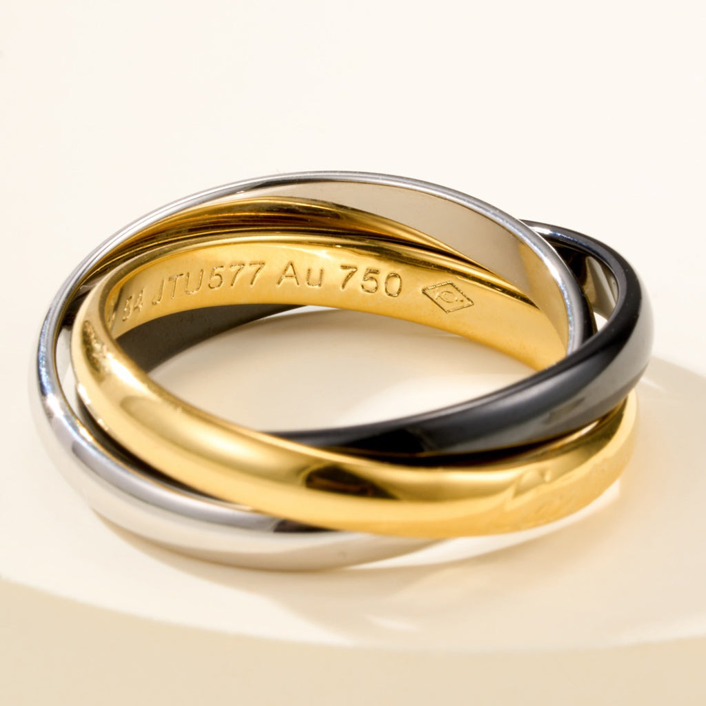 [Cadisa] TRINITY 3.2MM RING BLACK CERAMIC