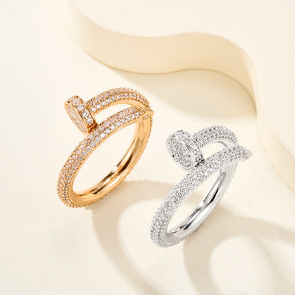 [Cadisa] JUSTE RING 2.6MM FULL DIAMOND