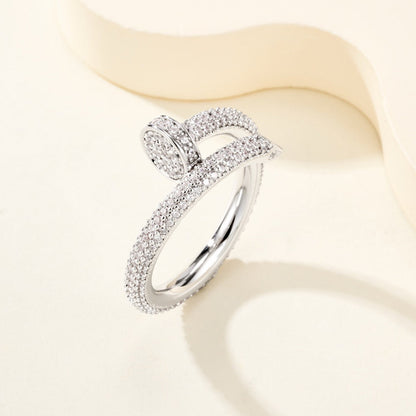 [Cadisa] JUSTE RING 2.6MM FULL DIAMOND