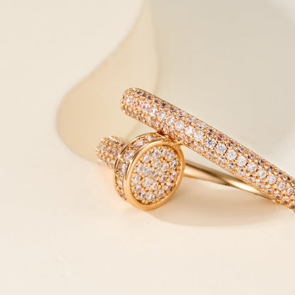 [Cadisa] JUSTE RING 2.6MM FULL DIAMOND