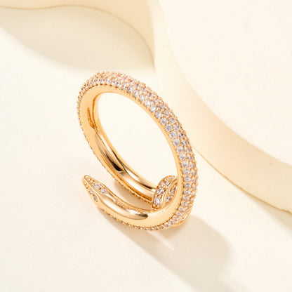 [Cadisa] JUSTE RING 2.6MM FULL DIAMOND