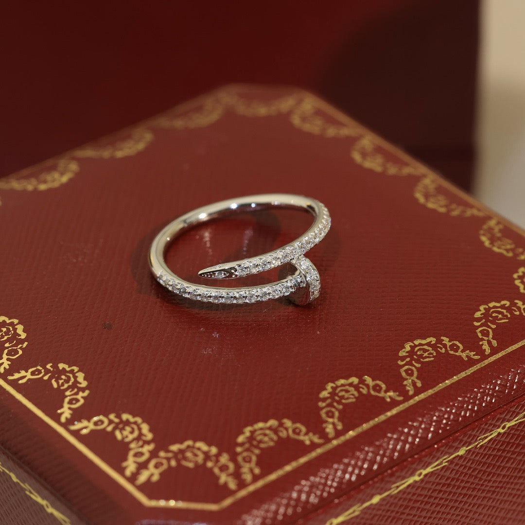 [Cadisa] JUSTE 1.8MM FULL DIAMOND RING