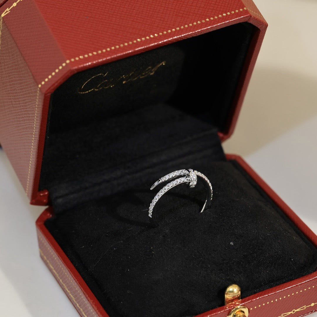 [Cadisa] JUSTE 1.8MM FULL DIAMOND RING