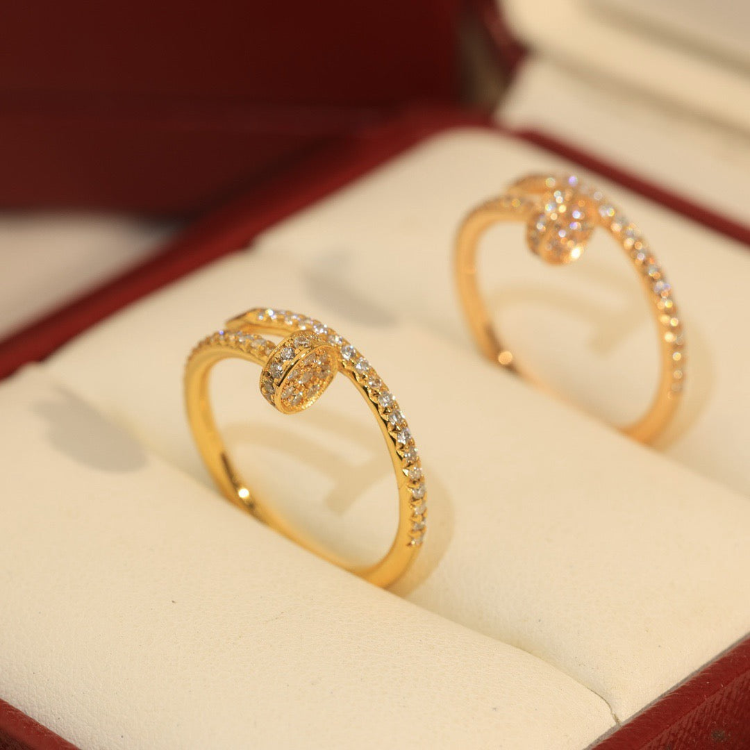 [Cadisa] JUSTE 1.8MM FULL DIAMOND RING