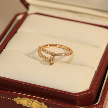 [Cadisa] JUSTE 1.8MM FULL DIAMOND RING