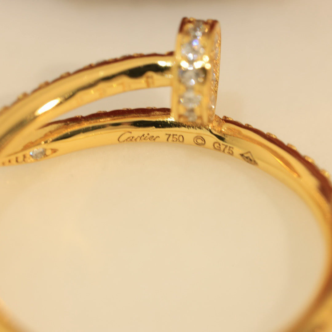 [Cadisa] JUSTE 1.8MM FULL DIAMOND RING