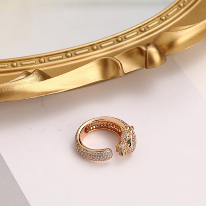 [Cadisa] PANTHERE FULL DIAMOND SMALL RING