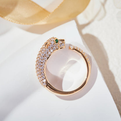[Cadisa] PANTHERE FULL DIAMOND SMALL RING