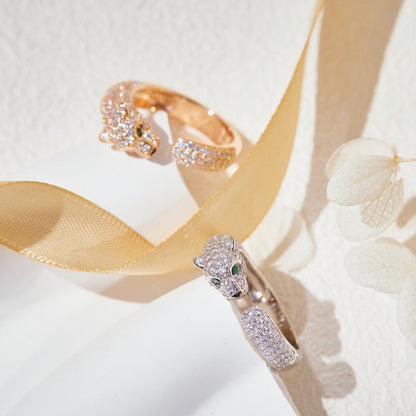 [Cadisa] PANTHERE FULL DIAMOND SMALL RING