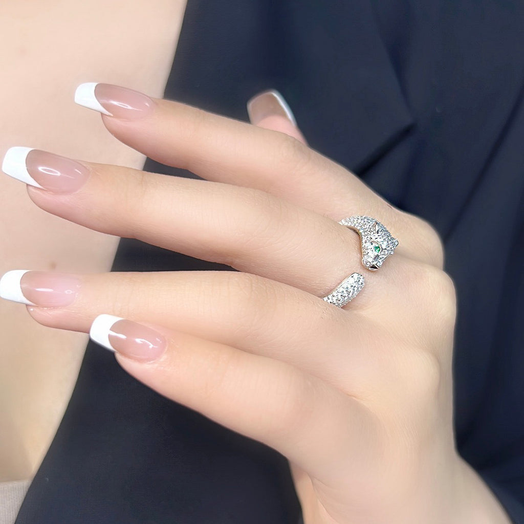 [Cadisa] PANTHERE FULL DIAMOND SMALL RING