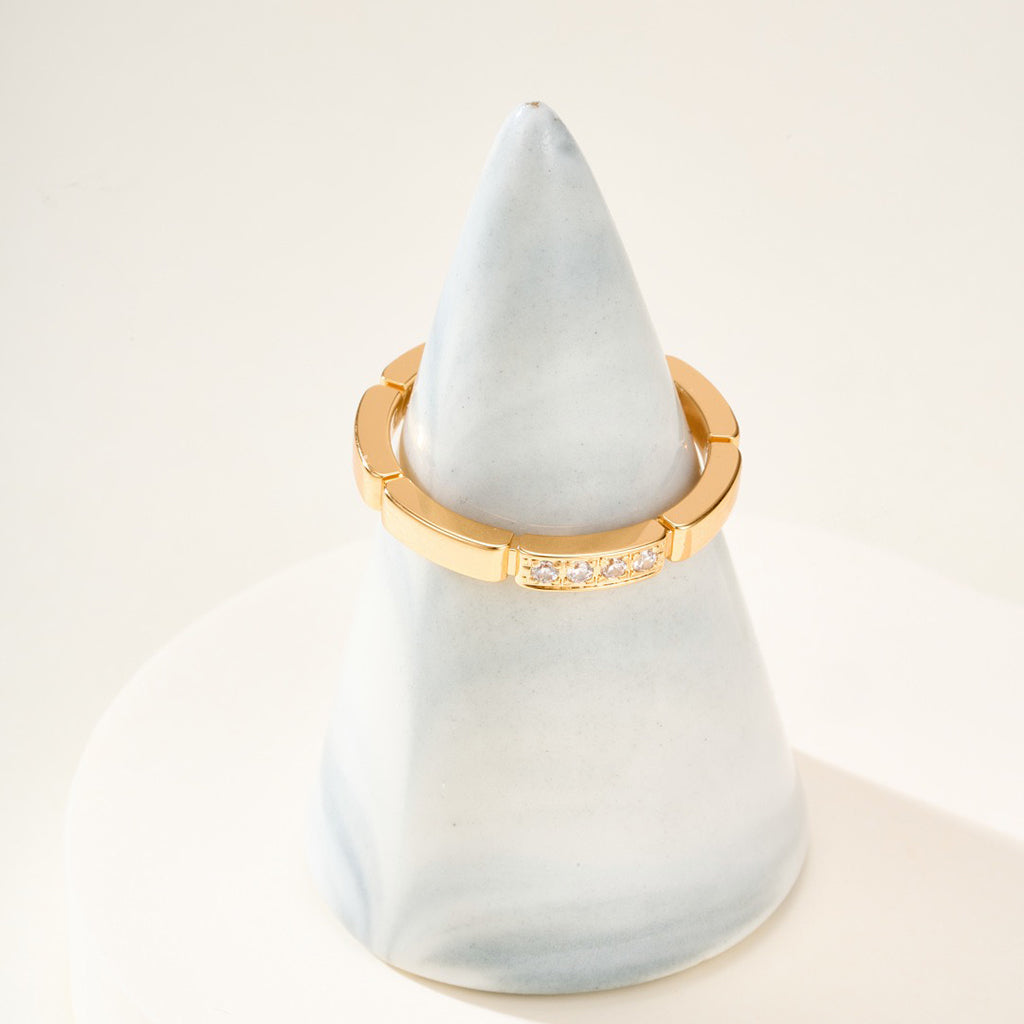 [Cadisa] MAILLON PANTHERE 4 DIAMOND RING