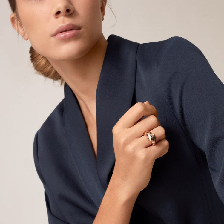 [Cadisa] PANTHERE SPOTTED MEDIUM RING