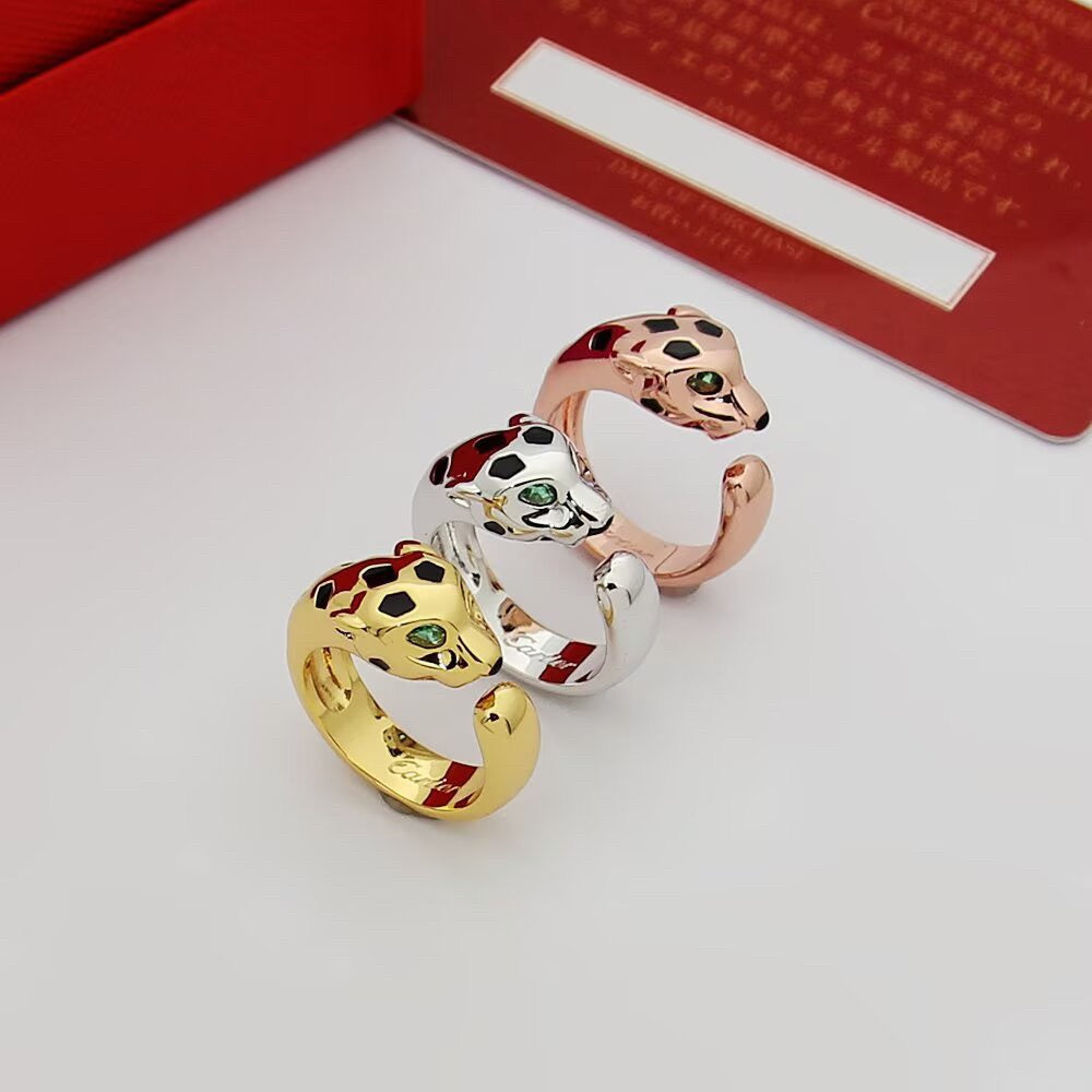 [Cadisa] PANTHERE SPOTTED MEDIUM RING