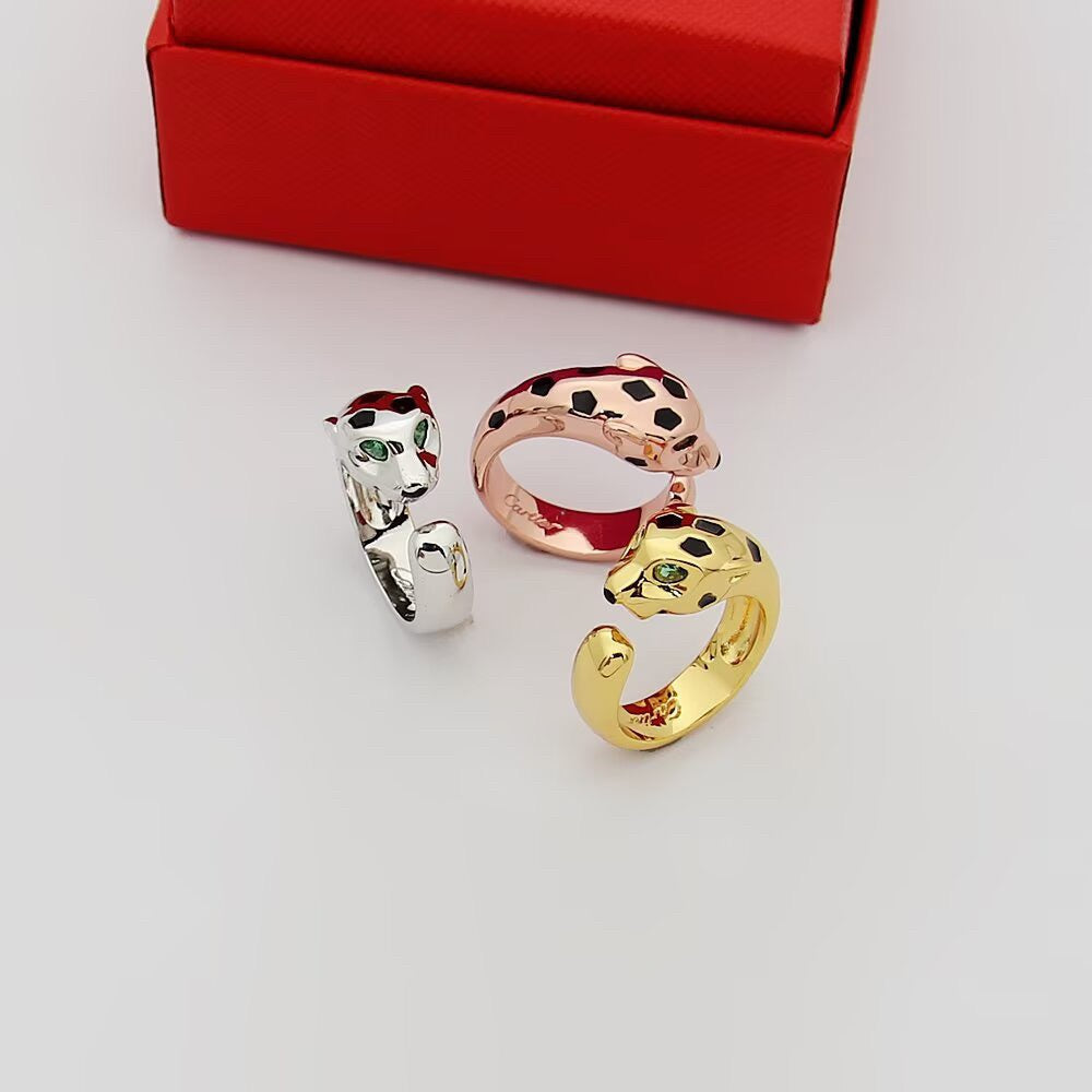 [Cadisa] PANTHERE SPOTTED MEDIUM RING