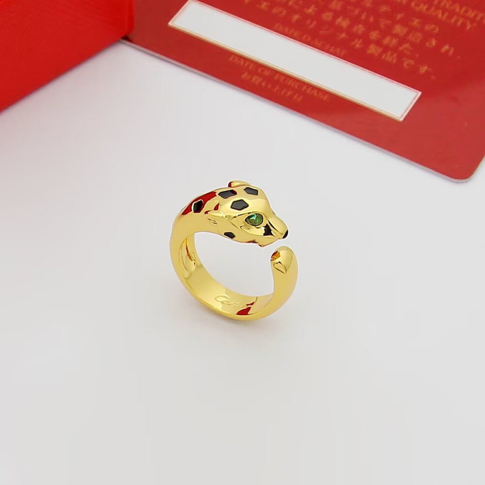 [Cadisa] PANTHERE SPOTTED MEDIUM RING
