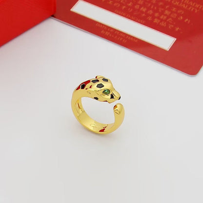 [Cadisa] PANTHERE SPOTTED MEDIUM RING