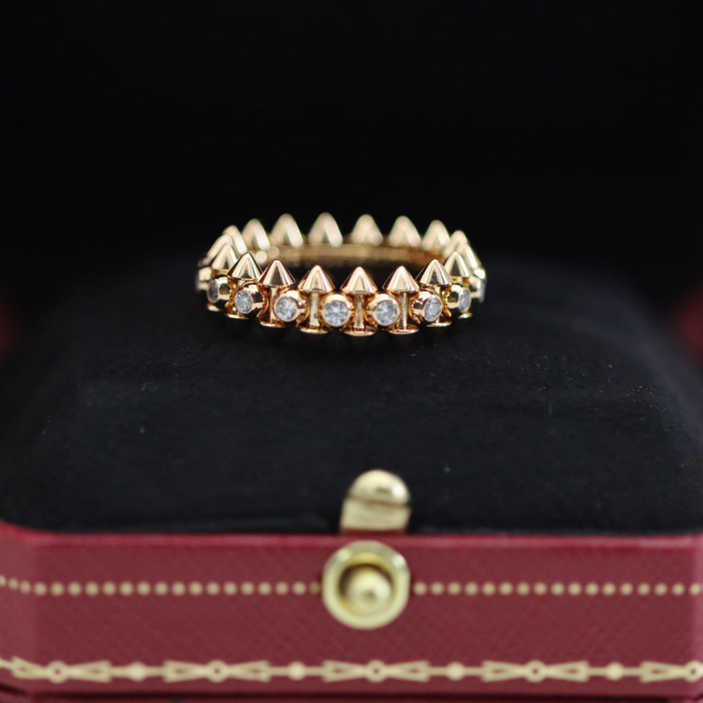 [Cadisa] CLASH 6.8MM DIAMOND MEDIUM RING
