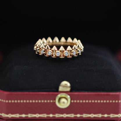 [Cadisa] CLASH 6.8MM DIAMOND MEDIUM RING