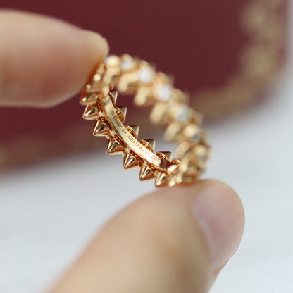 [Cadisa] CLASH 6.8MM DIAMOND MEDIUM RING
