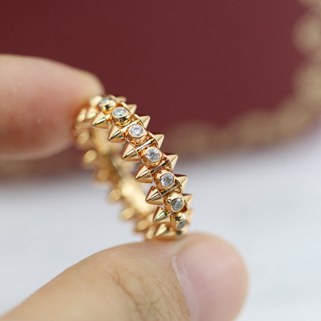 [Cadisa] CLASH 6.8MM DIAMOND MEDIUM RING