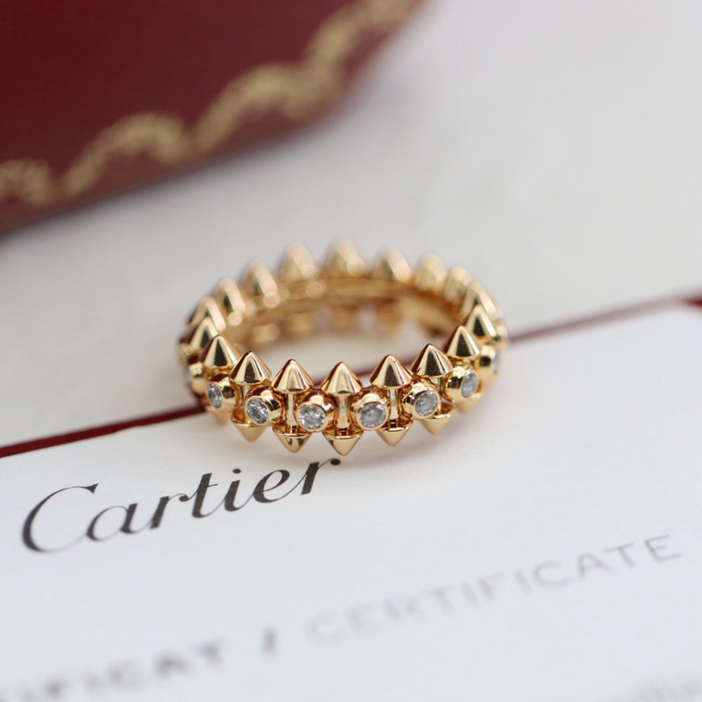 [Cadisa] CLASH 6.8MM DIAMOND MEDIUM RING