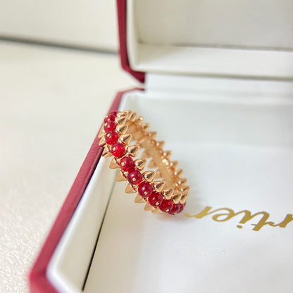 [Cadisa] CLASH 7.9MM AGATE CHALCEDONY RING