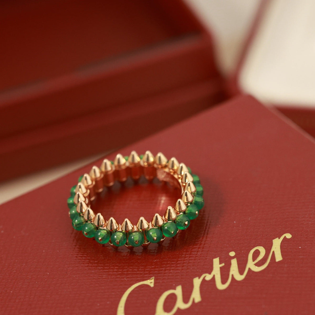 [Cadisa] CLASH 7.9MM AGATE CHALCEDONY RING