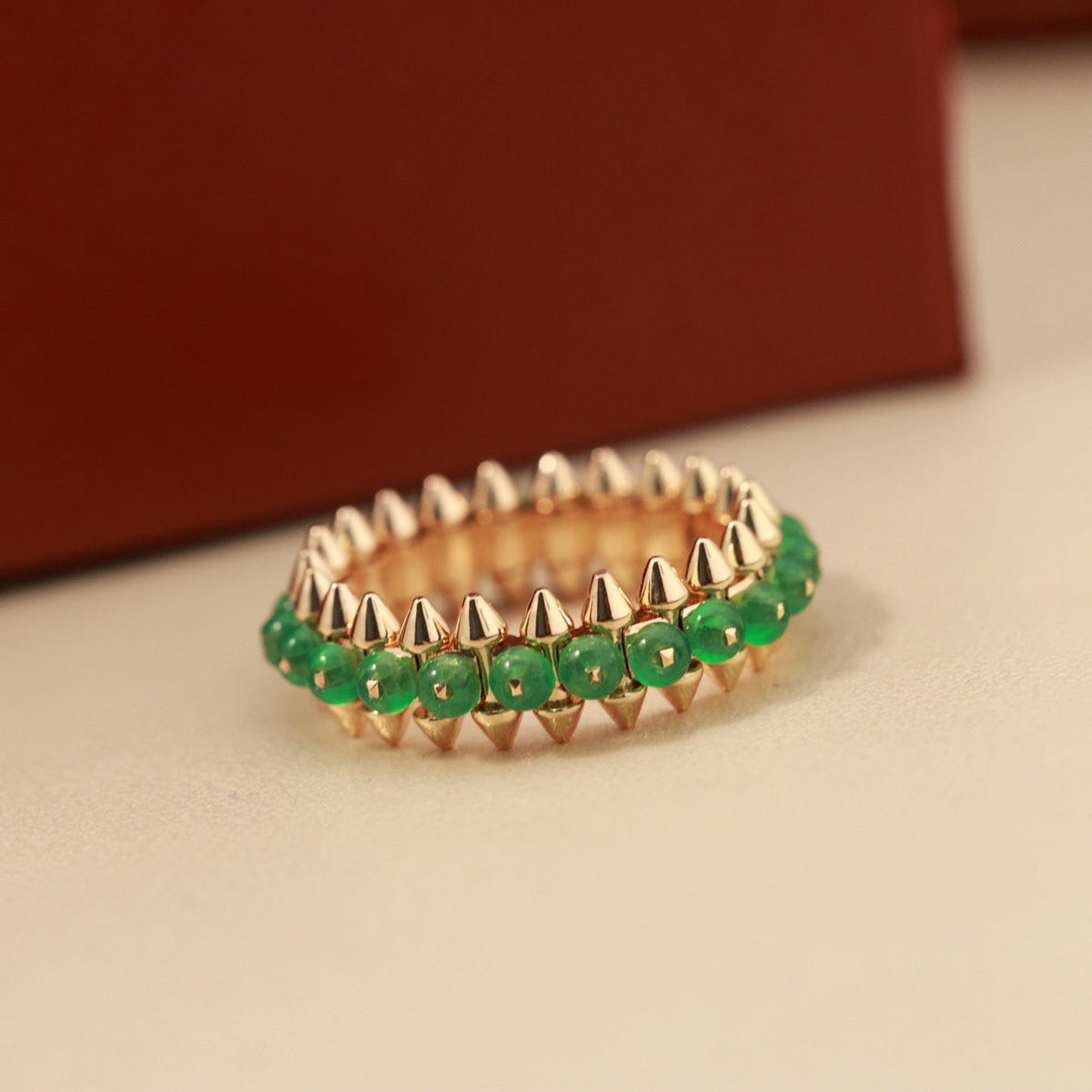 [Cadisa] CLASH 7.9MM AGATE CHALCEDONY RING