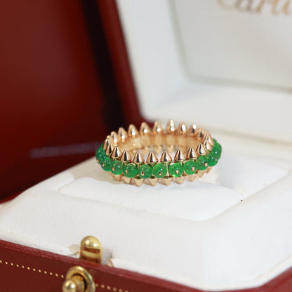 [Cadisa] CLASH 7.9MM AGATE CHALCEDONY RING
