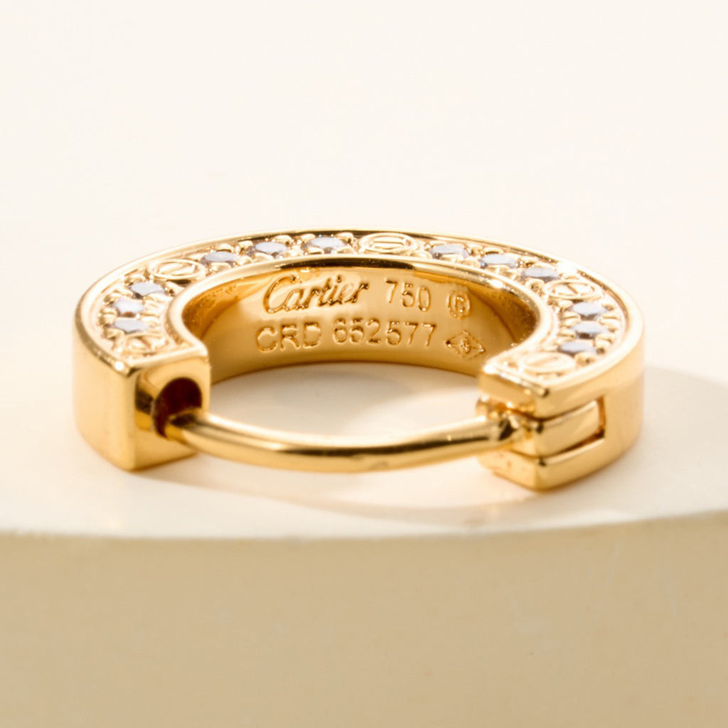 [Cadisa] LOVE DIAMOND EARRINGS