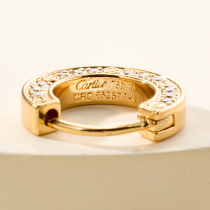 [Cadisa] LOVE DIAMOND EARRINGS
