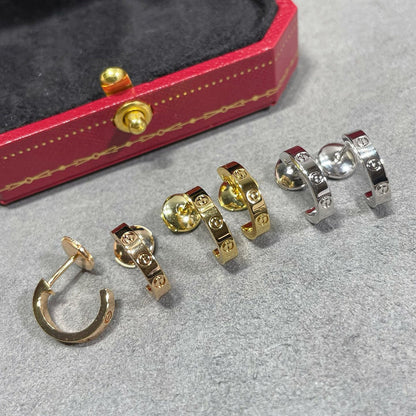 [Cadisa] LOVE EARRINGS 2.65 MM NO DIAMOND SMALL