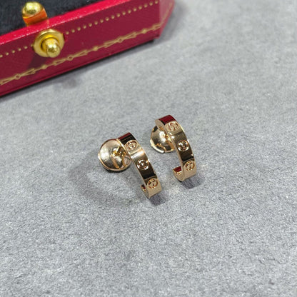 [Cadisa] LOVE EARRINGS 2.65 MM NO DIAMOND SMALL