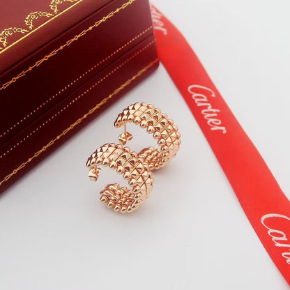 [Cadisa] CLASH 9.2MM DOUBLE ROW EARRINGS