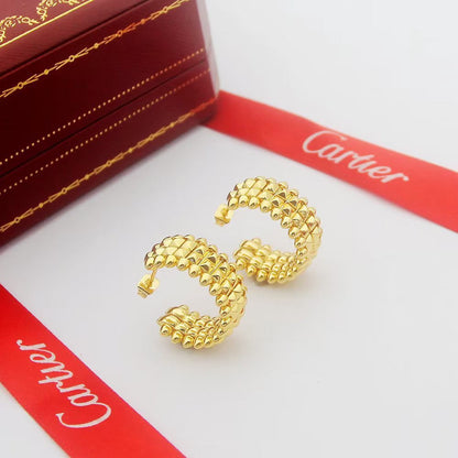 [Cadisa] CLASH 9.2MM DOUBLE ROW EARRINGS